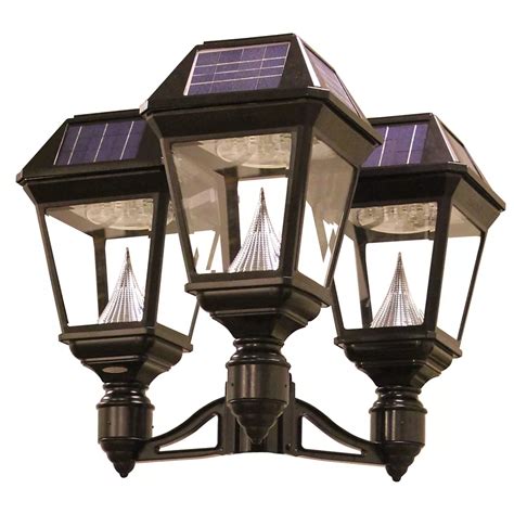 solar charged led lamp post